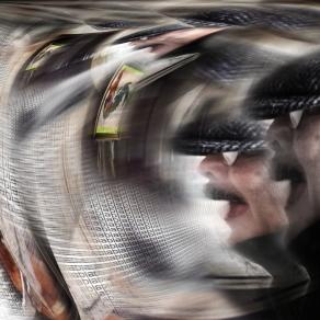 lo strillone d'arte contemporanea.  ( IR-RIVOLUZIONARIA )