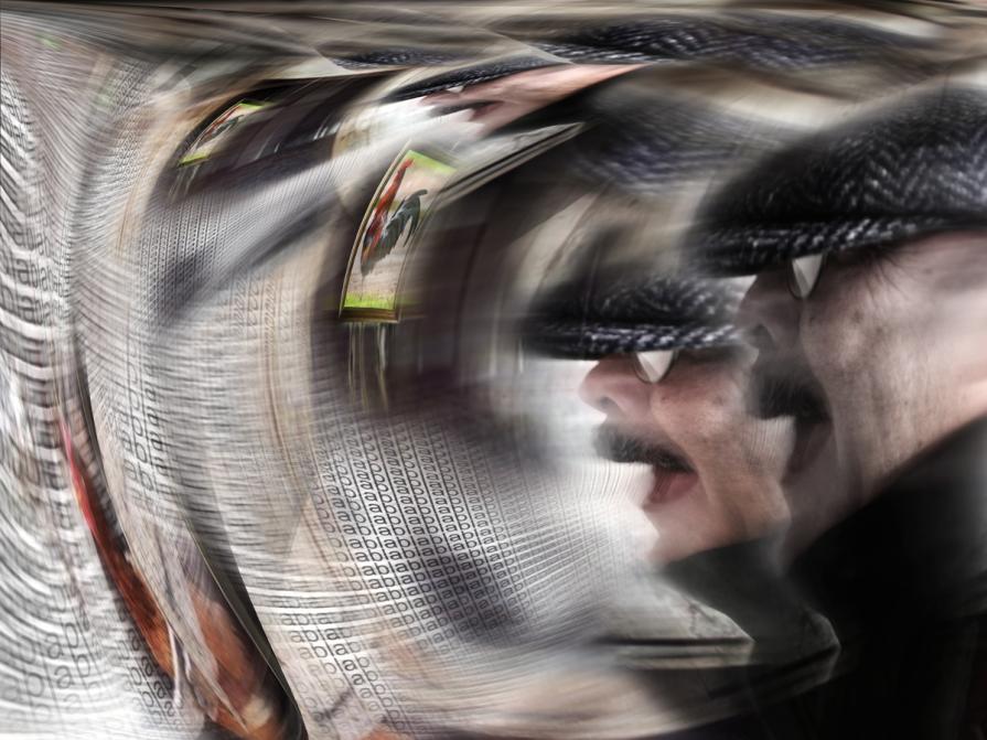 lo strillone d'arte contemporanea.  ( IR-RIVOLUZIONARIA )