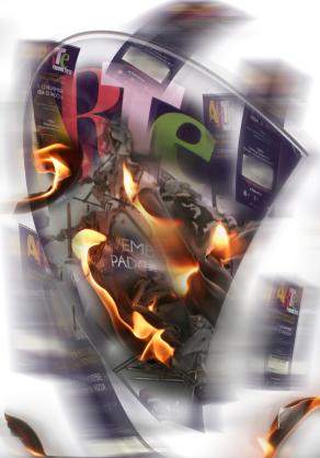 il vento in poppa soffia bruciando questi venditori d'arte contemporanea.