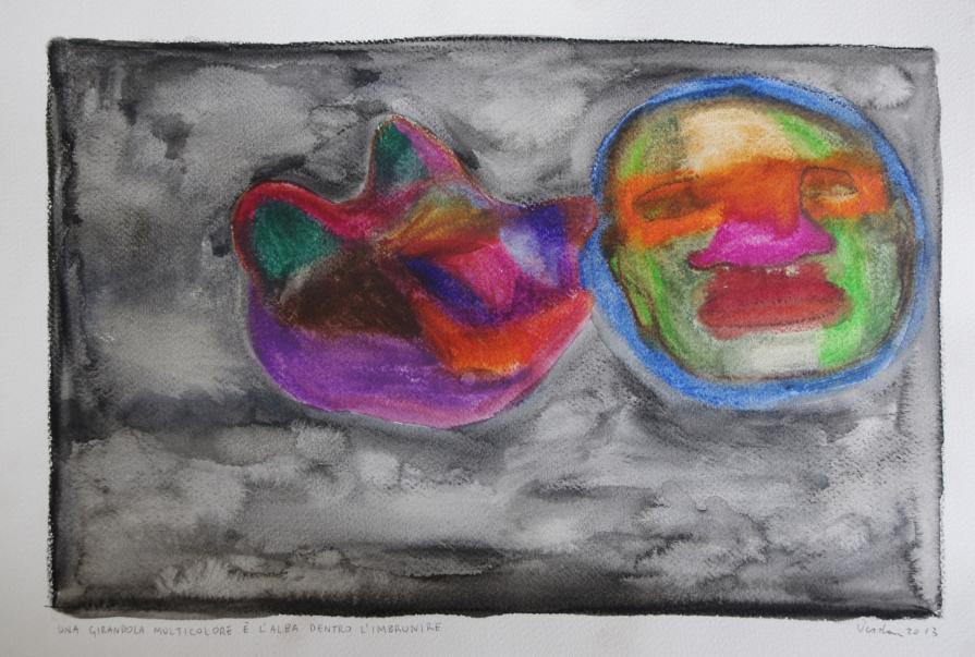 UNA GIRANDOLA MULTICOLORE È L'ALBA DENTRO L'IMBRUNIRE