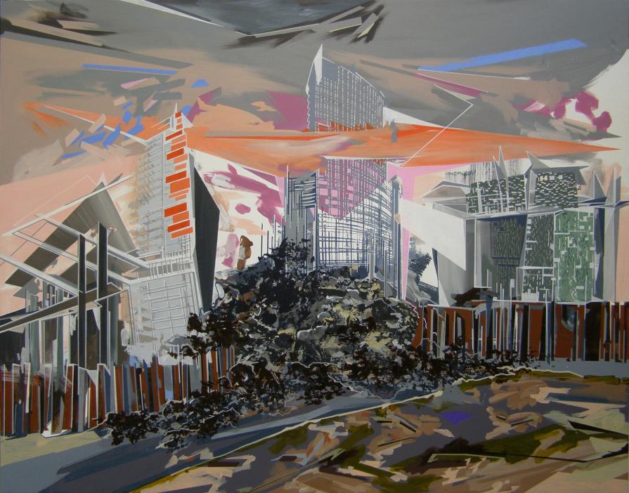 Ora, la cima di un albero spoglio.