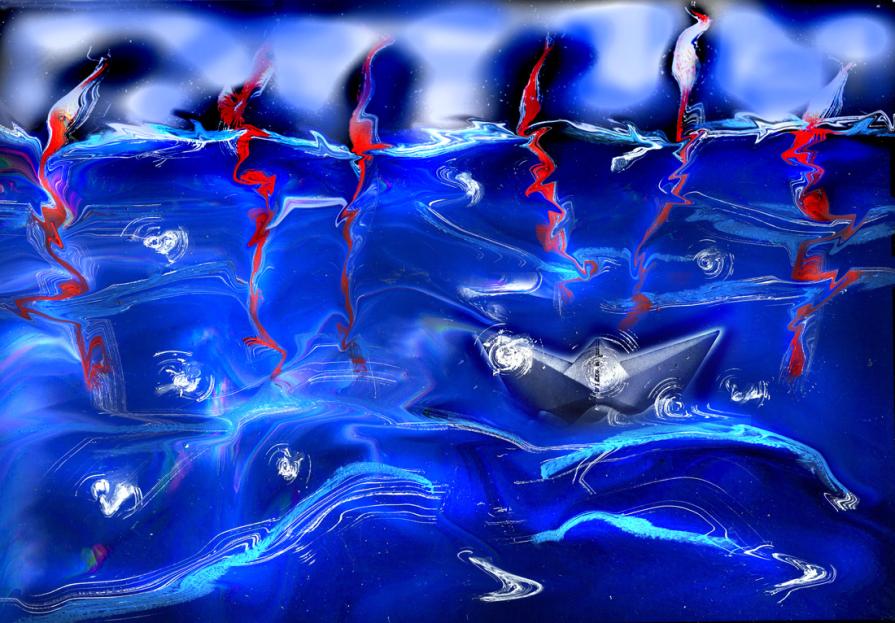 sangue e lacrime scendono e si mescolano nelle notti blue nel mediterraneo