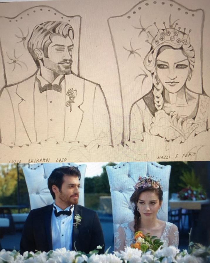 Dalla fotografia al disegno : "Il matrimonio di Nazli e Ferit" (Bitter Sweet )