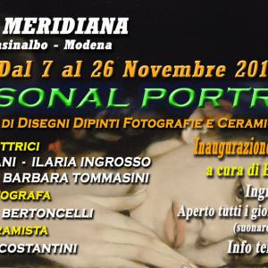 PERSONAL PORTRAITS, 6 BRAVISSIME ARTISTE IN MOSTRA AL CLUB LA MERIDIANA (MO)