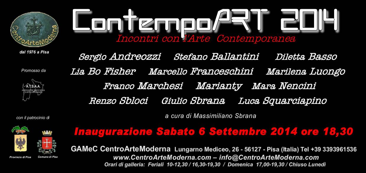 ContempoART 2014 Incontri con l'arte contemporanea / XX Edizione