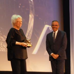 Mostra del Cinema di Venezia, 2014. Leone d'oro alla carriera alla montatrice Thelma Schoonmaker (ha fatto il montaggio di tutti i film di Scorsese de