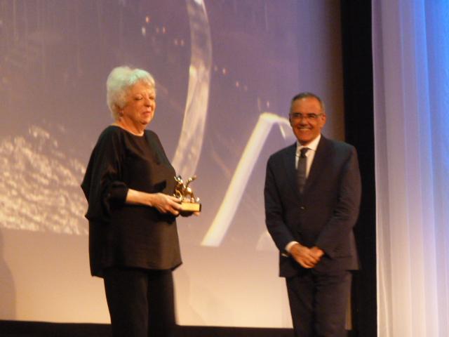 Mostra del Cinema di Venezia, 2014. Leone d'oro alla carriera alla montatrice Thelma Schoonmaker (ha fatto il montaggio di tutti i film di Scorsese de