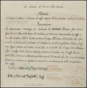 'La chimica al servizio della strada'