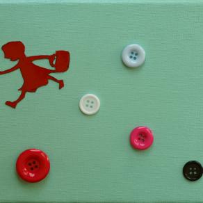 cappuccetto rosso  5 bottoni