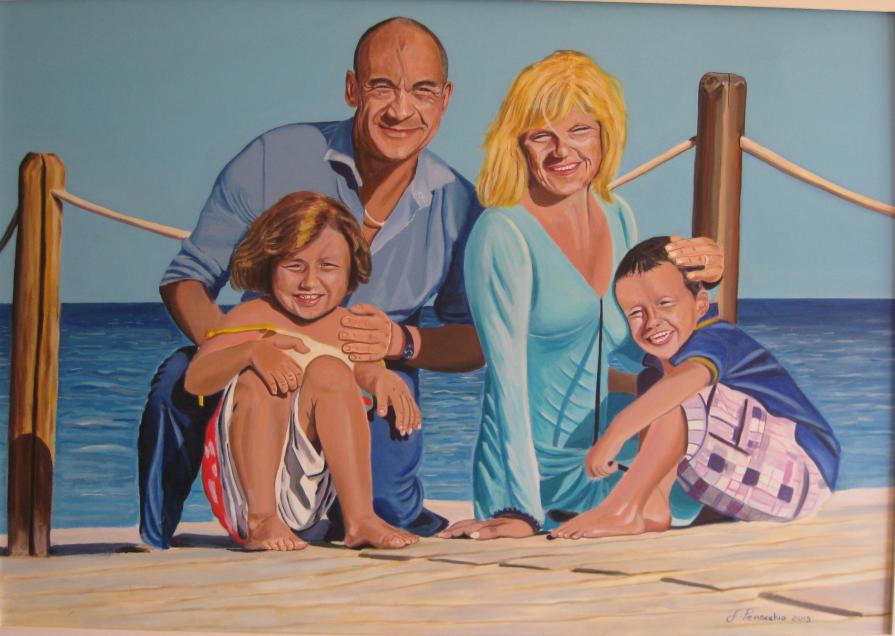 Dr Pinelli and his family