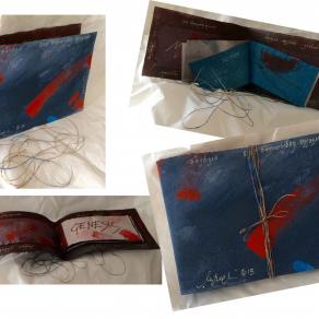 mariella bogliacino - Nascita/Origine 2015 - per progetto "Franco Battiato nei Libri d'Artista" - Brindisi