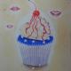 Big american cupcake