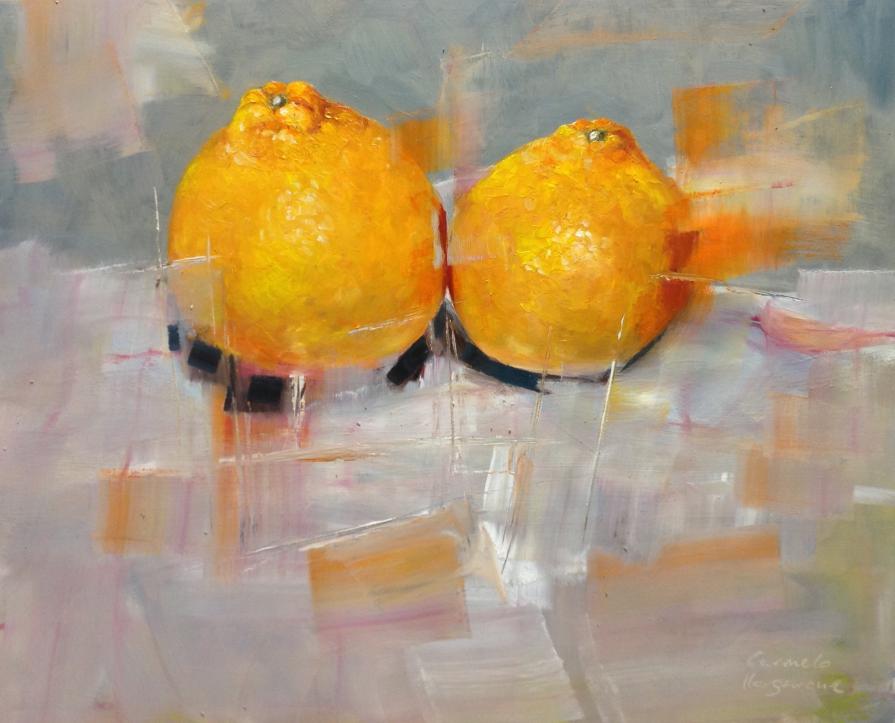 Tarocco olio su tavola  40 x 50 cm