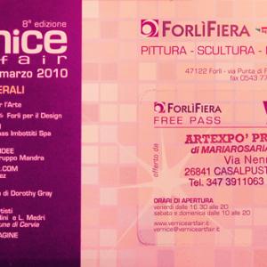 Partecipation to "VERNICE  ART  FAIR  2010"