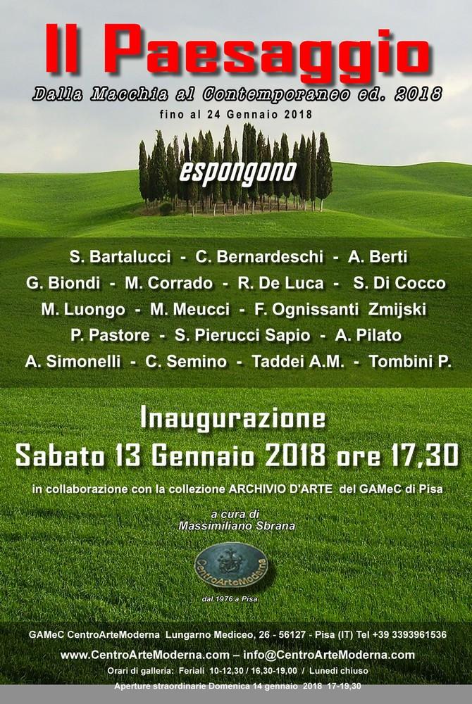 Il Paesaggio: Dalla Macchia al Contemporaneo / Edizione 2018 Il Paesaggio: Dalla Macchia al Contemporaneo / Edizione 2018
