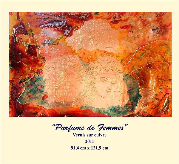 PROFUMI FEMMINILI - Personale di Maev Marchini. Colori su rame PROFUMI FEMMINILI - Personale di Maev Marchini. Colori su rame