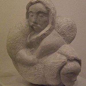 the sculptor John Giambra on permanent display in Paris