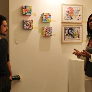 Inaugurazione mostra MESSAGGI VISIVI allo SPAZIO D'ARTE14 di MODENA