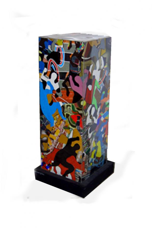 Parallelepipedo    legno plexiglas   110x41x41    2000