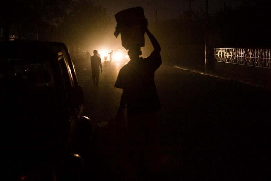 street life in night time