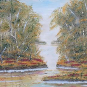 Autunno ai bordi della laguna 