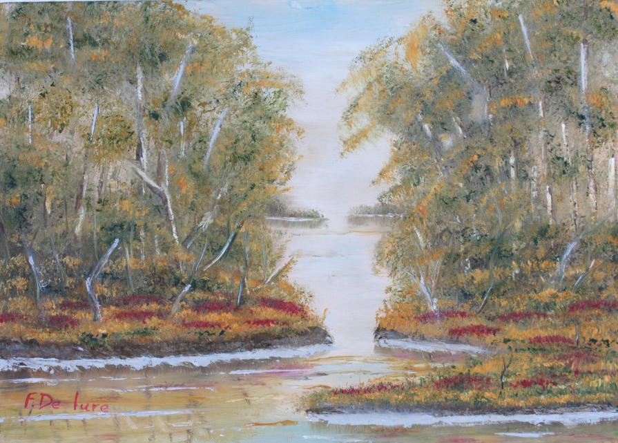 Autunno ai bordi della laguna 