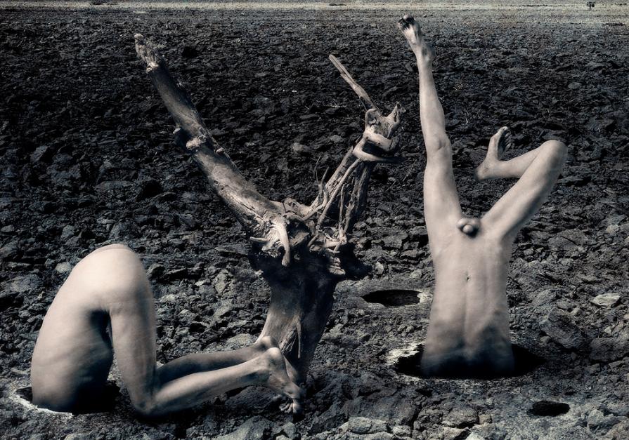 SODOMA E GOMORRA - DUE SODOMITI SI DILETTANO EMULANDO LE SEMBIANZE DI UN VEGETALE / SODOM AND GOMORR