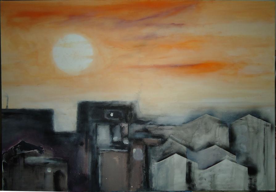 sunrise (è l'alba, ma sembra un tramonto)