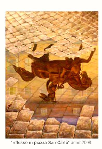 RIFLESSI IN PIAZZA SAN CARLO RIFLESSI IN PIAZZA SAN CARLO