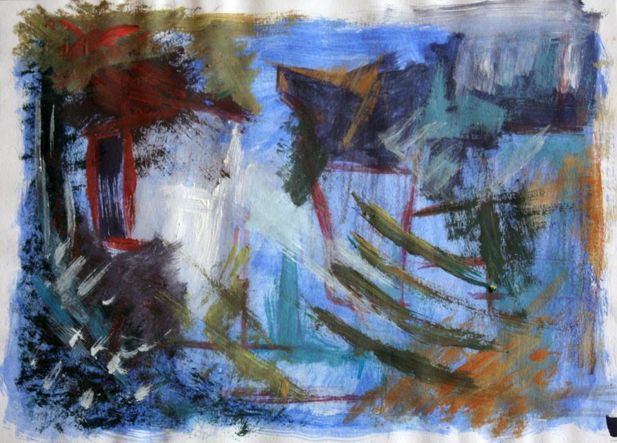 natura morta con case