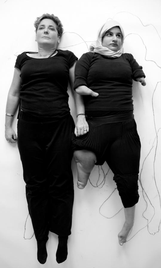 Crusaders Rachel Gadsden (UK) & Safiya Bahlani (Oman)