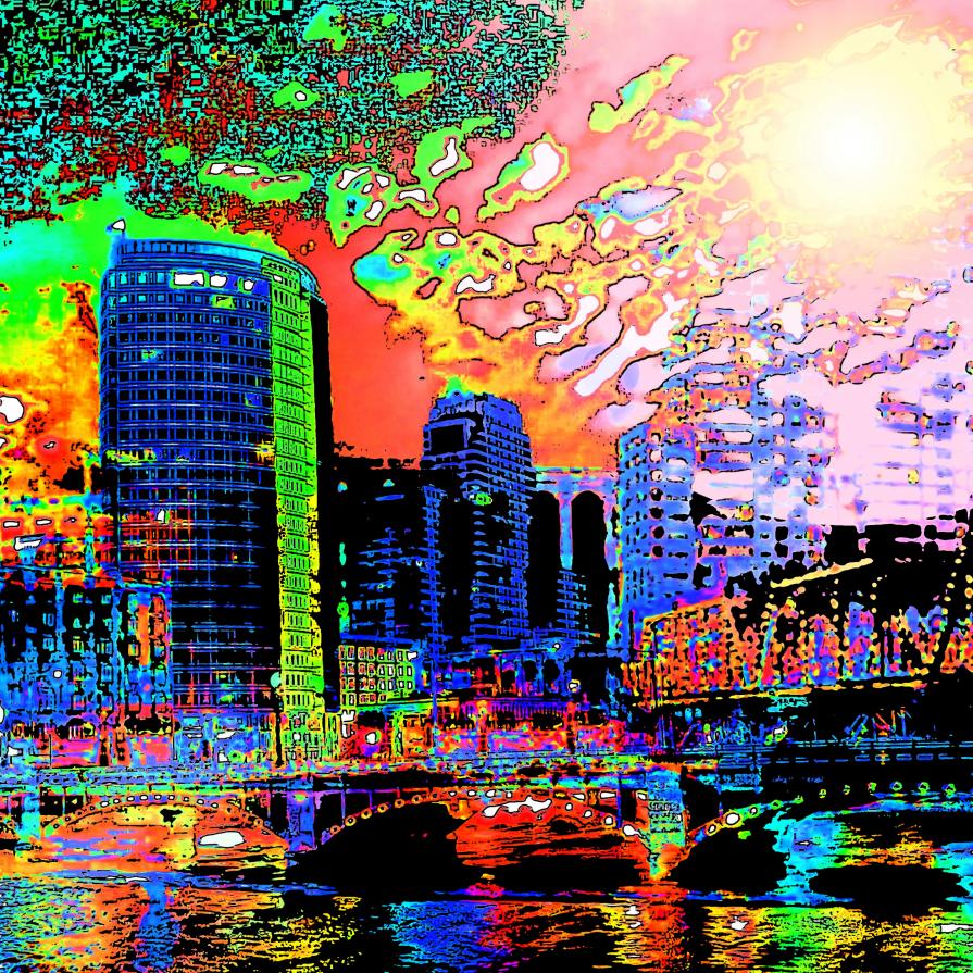 Per le strade di Downtown Grand Rapids...!!!