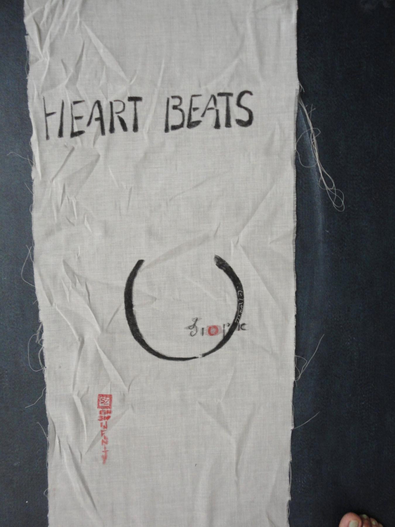 Heart Beats -Sandra Zémor. Inks Drawings , objects & book   