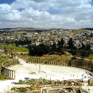 Jordan. Desert and stones