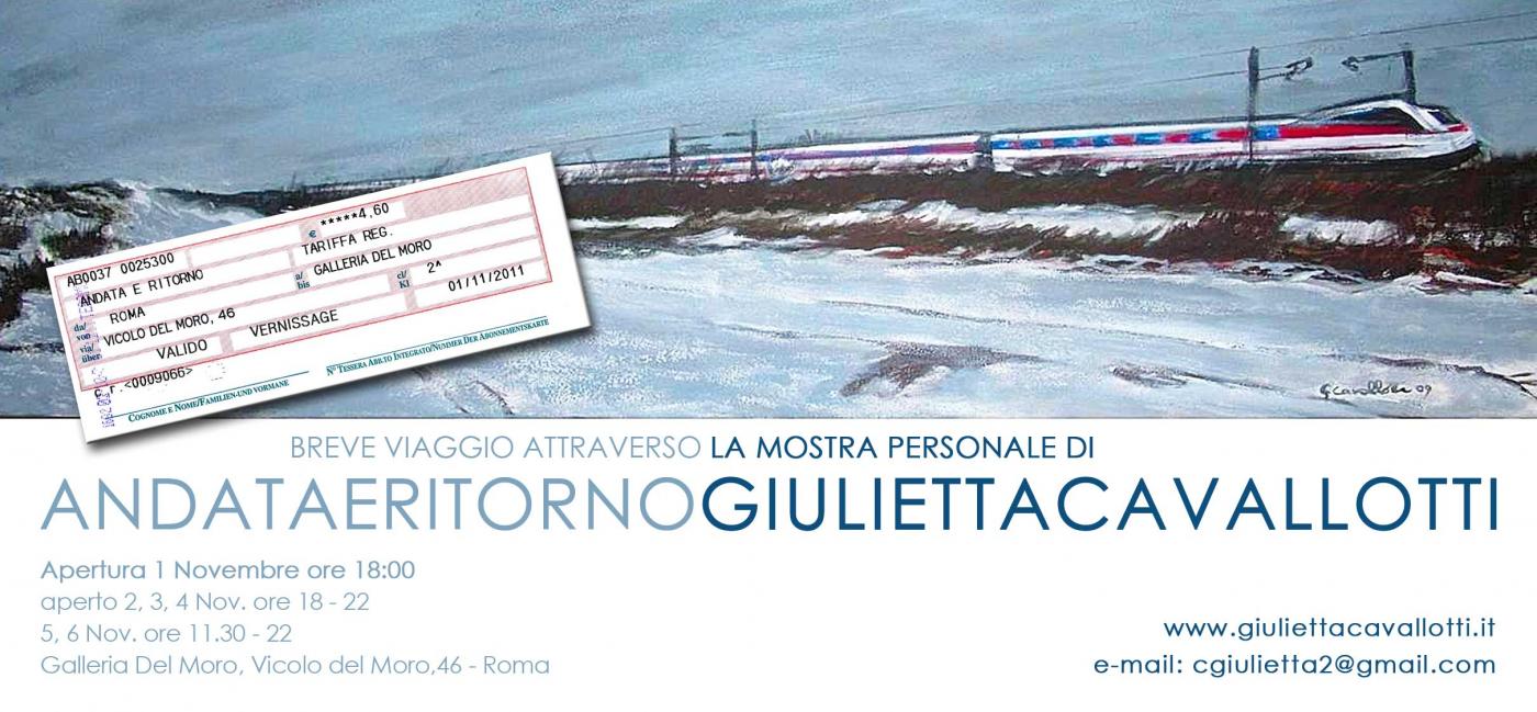 Andata e ritorno - Breve viaggio attraverso la mostra personale di Giulietta Cavallotti