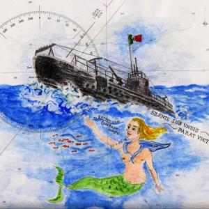 AH, LE SIRENE... DIVERTENTI, BIZZARRE, DISPETTOSE ! - PERSONALE DI GRAFICA DEL M° OMAR SALVAGNO AL 29° TROFEO ACCADEMIA NAVALE