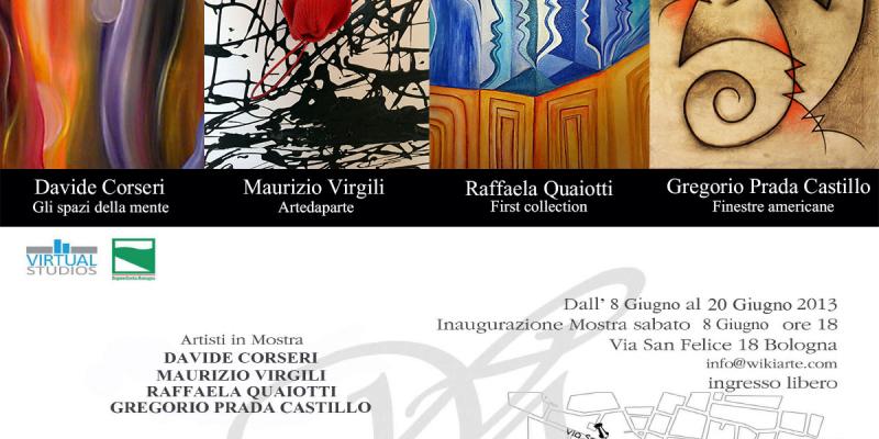 Solo exhibition by Virgili, Quaiotti, Corseri, Prada Castillo