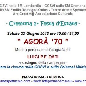 Invito Mostra personale di Luigi Dati in Piazza Roma Cremona Invito Mostra personale di Luigi Dati in Piazza Roma Cremona