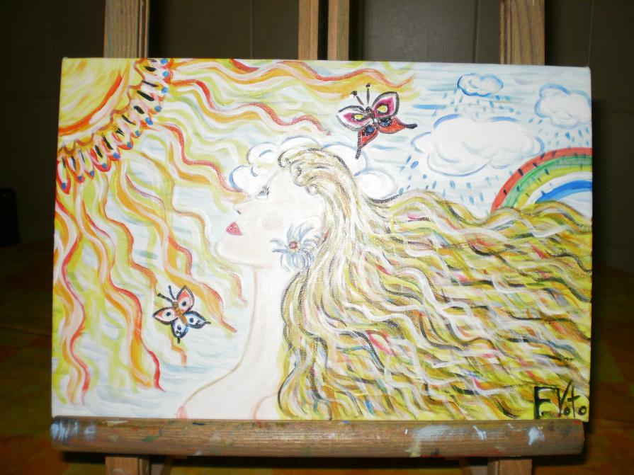 "Rainbow after the rain"