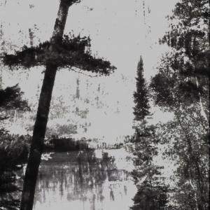 Burnt Slide in Black and white