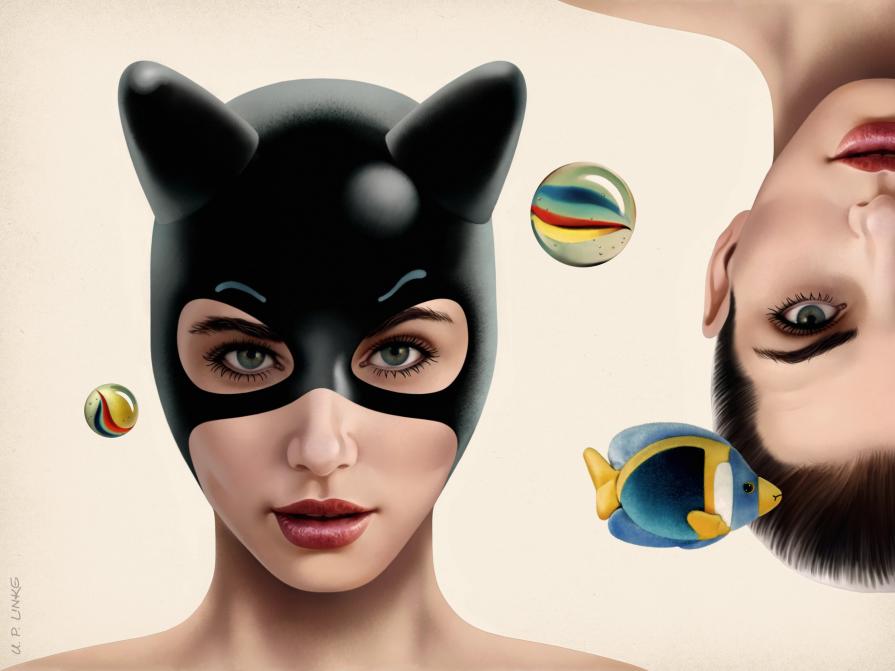 Nippon Kitty Upside Down