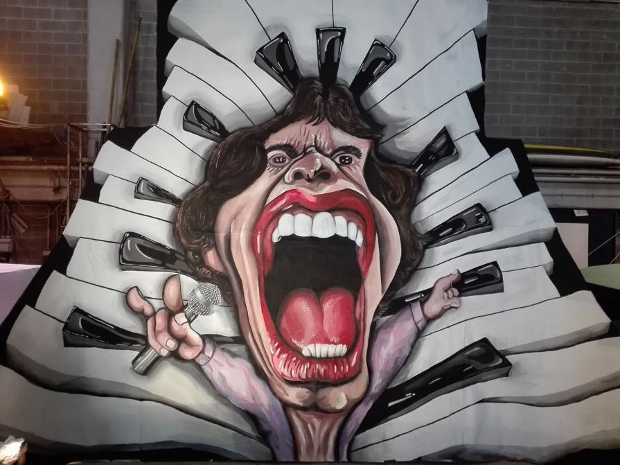 Rolling Stone - Carro carnevale di Muggia (Trieste)