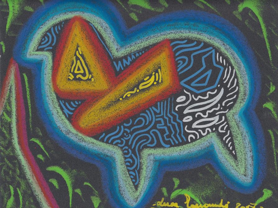 La creatura che sorvolava gli spazi magici del tempo