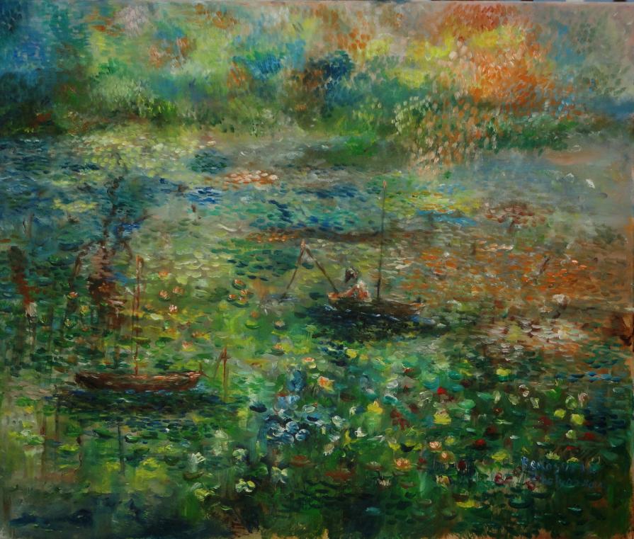 Romanting scene from a swamp Romanting scene from a swamp