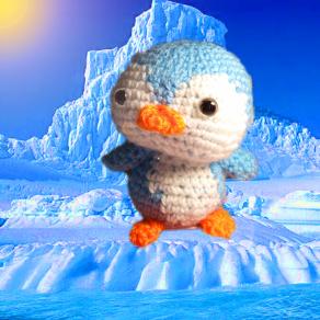 " IL PINGUINO GHIACCIOLINO " amigurumi...!!! " IL PINGUINO GHIACCIOLINO " amigurumi...!!!