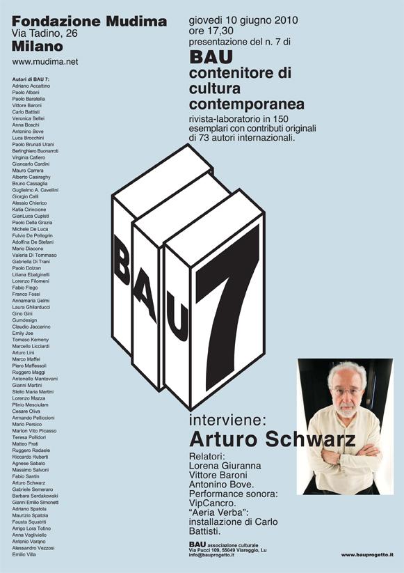 BAU n.7 at MUDIMA FOUNDATION in MILAN