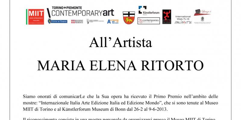INTERNAZIONALE ITALIA ARTE 2013
