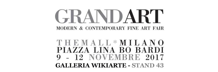 Grandart fair - Galleria Wikiarte  - Stand 43 -  Milano Piazzo Lina Bo Bardi 
