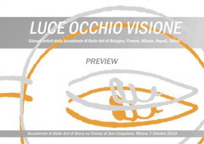  LUCE OCCHIO VISIONE  a cura di Stefano Pizzi 