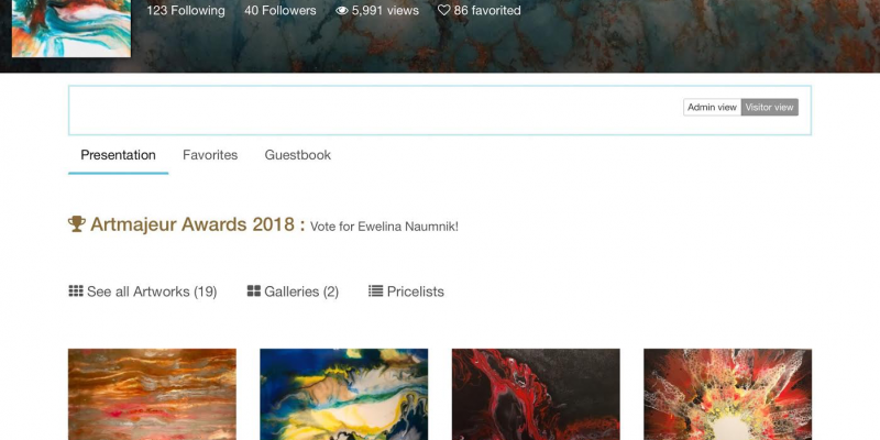 Vote me in the Artmajeur gallery Vote me in the Artmajeur gallery